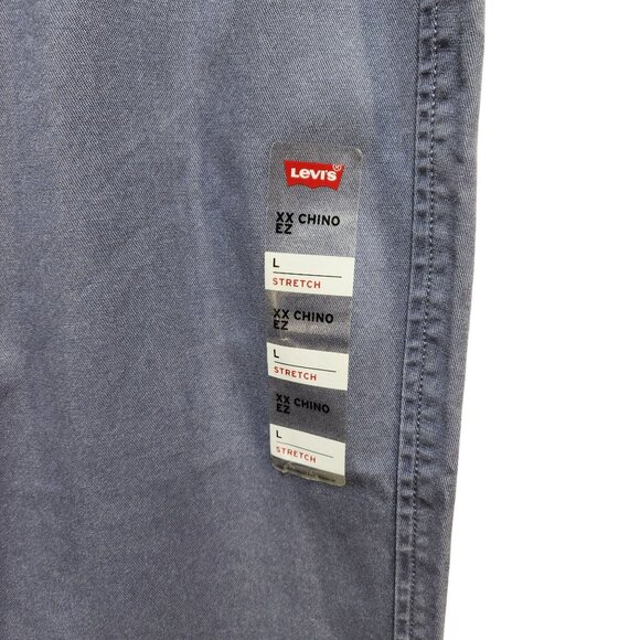 Levis XX Chino EZ Taper Stretch Mens Pants Size Large Blue New - Picture 6 of 13